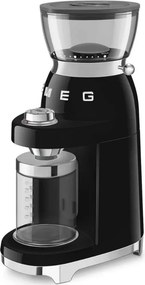 Rasnita de cafea Smeg CGF03BLEU, 150 W, 240 g, Sistem de rotire si blocare, Functie manuala, Negru