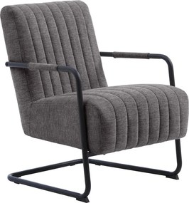 Fotoliu gri închis Trout – Unique Furniture