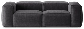 Canapea 2 locuri Bergamo velur reiat L224 cm