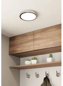 Eglo 900641 - Plafonieră LED de baie FUEVA, 17W, 230V, IP44, crom