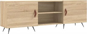 vidaXL Comodă TV, stejar sonoma, 150x30x50 cm, lemn compozit