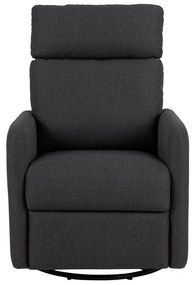 Fotoliu recliner Oakland 43999x94x67cm, 36 kg, Gri inchis, Tapiterie