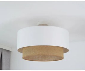 Lustră aplicată Duolla BOHO 1xE27/15W/230V d. 45 cm alb/maro