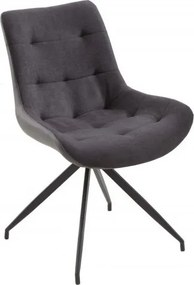 Set 2 scaune stil retro Divani gri inchis