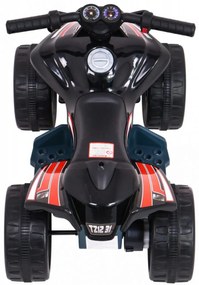 ATV Electric cu acumulator pentru copii NOVOKIDS™ Mini Monster , Lungime 70 cm, 3-6 ani , Max 30 kg , 6V, Negru