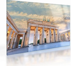 Tablou pe sticlă - Poarta Brandenburg, Berlin, Germania (70x50 cm)