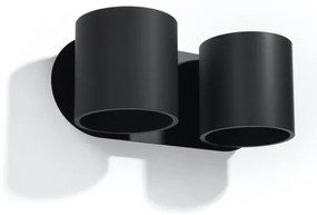 Sollux SL.0660 - Aplica de perete ORBIS 2xG9/40W/230V negru