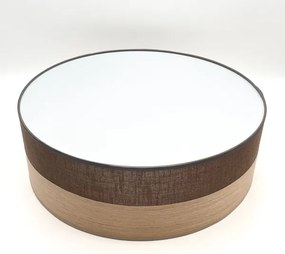 Plafonieră SIRJA WOOD 2xE27/15W/230V d. 45 cm maro/stejar