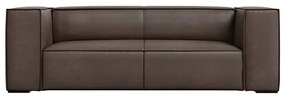Canapea maro cu tapițerie din piele 212 cm Madame – Windsor & Co Sofas