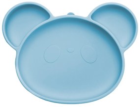 1 x Farfurie  din silicon cu ventuza, AppeKids - Panda Bleu