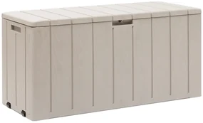 Cutie depozitare plastic gradina BRAVO 270 L - gri pal