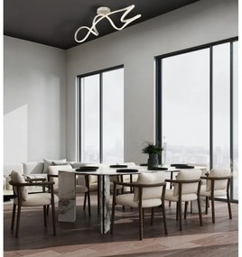 Plafoniera LED 4000K SWIRL nichel