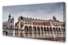 Tablouri canvas ploaie Cracovia Biserica stofe