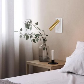 Spot LED de perete Brilagi MAYA LED/3W/230V 4000K alb/auriu