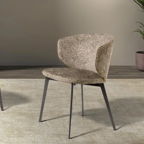 Scaun LUX design italian Brown marbled