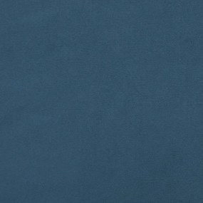 Cadru de pat box spring, albastru inchis, 140x190 cm, catifea Albastru inchis, 25 cm, 140 x 190 cm