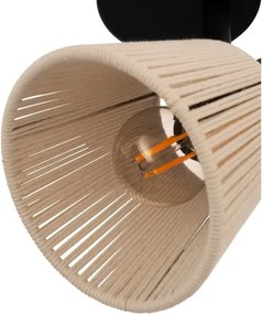 Eglo 44138 - Aplică spot de perete SEAGARD 1xE14/40W/230V, bej/negru