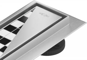 Mexen Flat 360° M13 scurgere liniară rotativă 2în1 100 cm, inox - 1010100-40