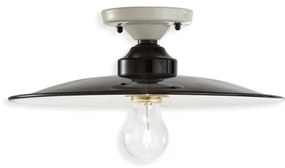 Plafoniera design retro realizata manual B-W, diametru 35cm