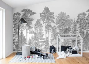 Tapet Scandinavian Bellewood, Gray, Rebel Walls