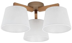 Brilagi - Lustra aplicată LATTE SABIA 3xE27/15W/230V pin/alb