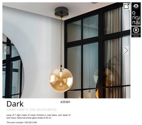 Lustra / Pendul design modern Dark 20cm