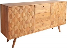 Comoda din lemn de salcam Mystic 145cm