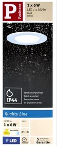 Paulmann 92061 - LED/6W IP44 Lampă încastrată baie QUALITY LINE 230V