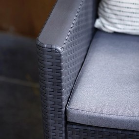 Set mobilier de grădină Claire Balcony, grafit