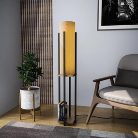 Lampa Raft - 8130 Design interior Lampa de podea Negru Aur 25x20x130 cm