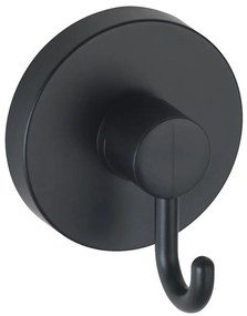WENKO 24730100 - Cârlig VACUUM-LOC rotund, negru, 6 x 6,7 cm