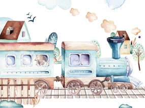Fototapet - Excursie cu tren (254x184 cm)