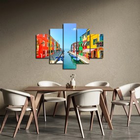 Tablou - Insula Burano, Veneția, Italia (150x105 cm)
