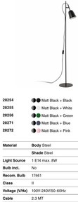 Lampadar, Lampa de podea design modern Studio verde