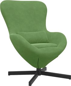 vidaXL Fotoliu ou Verde deschis 63 x 73 x 90 cm Catifea