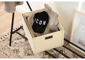 Cutii de depozitare bej 3 buc. din carton Ture – Bigso Box of Sweden
