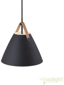 Lustra / Pendul design nordic Strap 27 negru 84333003 DFTP