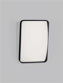 Aplica de perete exterior LED IP65 NUBO negru