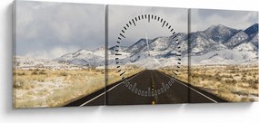 Tablou - Great Basin, Nevada, USA (cu ceas) (90x30 cm)