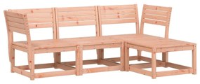 3216908 vidaXL Set mobilier relaxare grădină, 4 piese, lemn masiv Douglas
