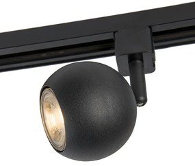 Spotlight pe șină negru monofazat - Gissi