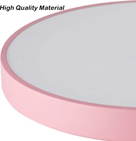 Brilagi - Plafonieră LED POOL, 60 W, 230 V, 3000/4000/6000 K, 60 cm, roz