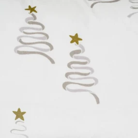 Lenjerie de pat din microflanel 4Home Christmas tree, 140 x 200 cm, 70 x 90 cm, 140 x 200 cm, 70 x 90 cm