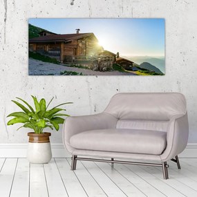 Tablou - Dimineața în Alpi Tirol (120x50 cm)