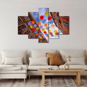 Tablou - Umbrele colorate (150x105 cm)