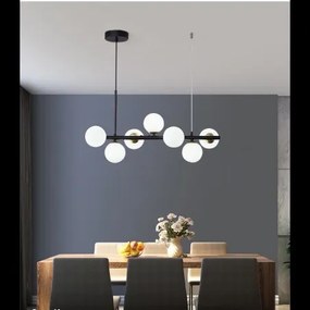 Lustra LED cu 7 Globuri Elit'S Alb Mat G9