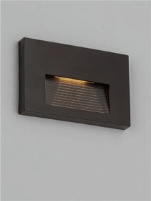 Aplica exterior, Spot aplicat LED IP65 NILO negru