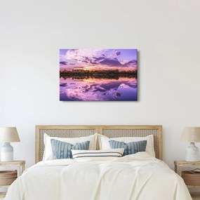 Tablou cu cerul violet (90x60 cm)