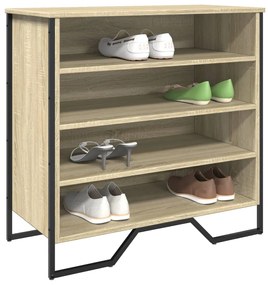 vidaXL Pantofar, stejar sonoma, 80x38x78 cm, lemn prelucrat