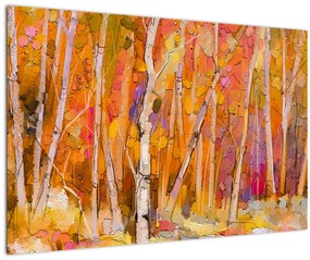 Tablou - Pădurea toamna (90x60 cm)